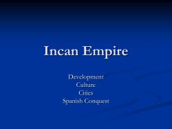 Incan Empire Development Culture Cities