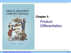 Product Differentiation Chapter 5 5-1