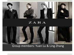 Group members: Yuan Lu &amp; Ling Zhang