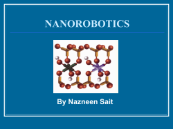 NANOROBOTICS By Nazneen Sait