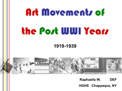 Art the Years Movements