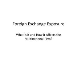 Foreign Exchange Exposure What is it and How it Affects the