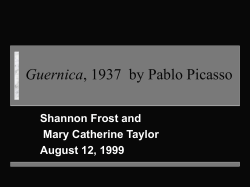 Guernica Shannon Frost and Mary Catherine Taylor August 12, 1999