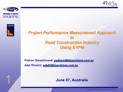 1 Project Performance Measurement Approach In Road Construction Industry