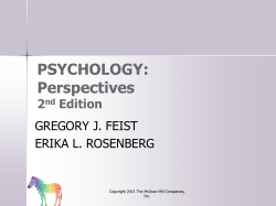 PSYCHOLOGY: Perspectives 2 Edition