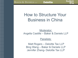 How to Structure Your Business in China