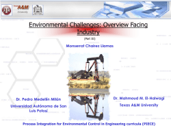 Environmental Challenges: Overview Facing Industry A&amp;M