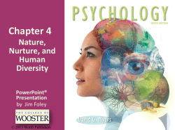 Chapter 4 Nature, Nurture, and Human
