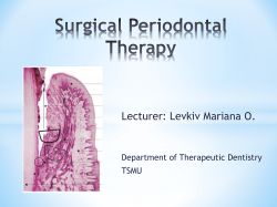 Lecturer: Levkiv Mariana O. Department of Therapeutic Dentistry TSMU