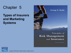 Chapter  5 Types of Insurers and Marketing Systems