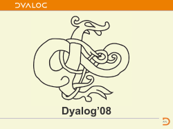 Dyalog’08
