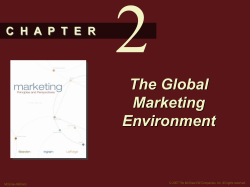 2 The Global Marketing Environment