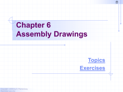 Chapter 6 Assembly Drawings Topics Exercises