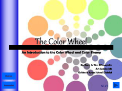 The Color Wheel NEXT By Pam &amp; Tim O’Loughlin