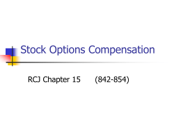 Stock Options Compensation