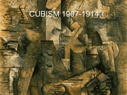 CUBISM 1907-1914