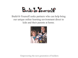 Build-It-Yourself seeks partners who can help bring