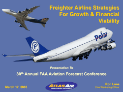 Freighter Airline Strategies For Growth &amp; Financial Viability 30