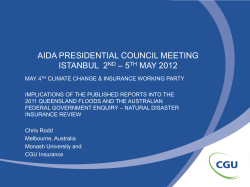 AIDA PRESIDENTIAL COUNCIL MEETING – 5 ISTANBUL  2 MAY 2012