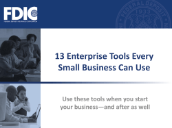 13 Enterprise Tools Every Small Business Can Use