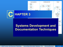C HAPTER 3 Systems Development and Documentation Techniques