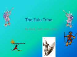 The Zulu Tribe By Hank, Sam, and Lizzie
