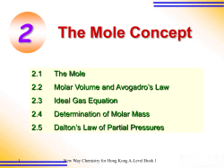 2 The Mole Concept