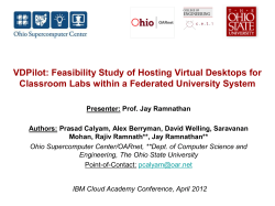 VDPilot: Feasibility Study of Hosting Virtual Desktops for