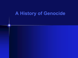 A History of Genocide