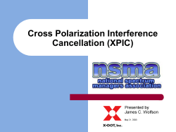 Cross Polarization Interference Cancellation (XPIC)