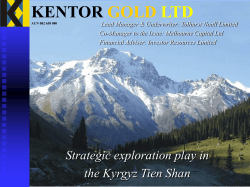 KENTOR GOLD LTD