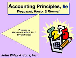 A ccounting Principles, 6e Weygandt, Kieso, &amp; Kimmel