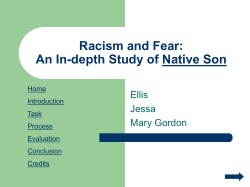 Racism and Fear: An In-depth Study of Native Son Ellis Jessa