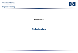 Substrates Lesson 1.8 Engineer  Training