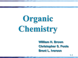 Organic Chemistry William H. Brown Christopher S. Foote