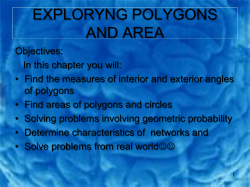 EXPLORYNG POLYGONS AND AREA