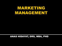ANAS HIDAYAT, DRS, MBA, PHD