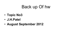 Back up Of hw Topic No3 J.H.Patel August September 2012
