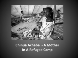 Chinua Achebe  - A Mother In A Refugee Camp Chinua Achebe