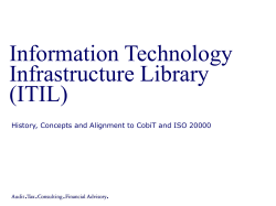 Information Technology Infrastructure Library (ITIL)