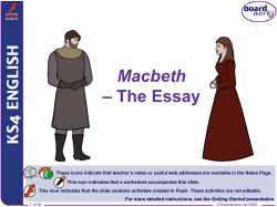 Macbeth –