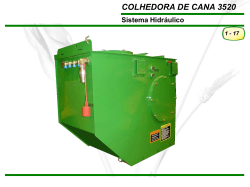 COLHEDORA DE CANA 3520 Sistema Hidráulico 1 - 17