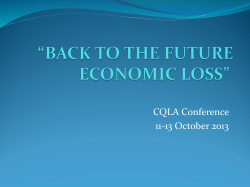 CQLA Conference 11-13 October 2013