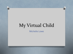 My Virtual Child Michelle Lowe