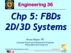 Chp 5: FBDs 2D/3D Systems Engineering 36 Bruce Mayer, PE