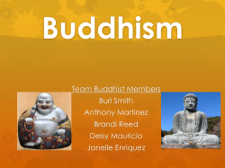 Buddhism Team Buddhist Members Burl Smith Anthony Martinez