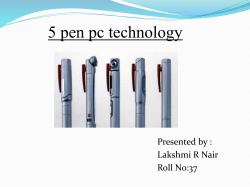 5-Pen-PC-Technology