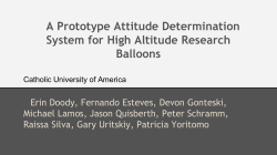 A Prototype Attitude Determination System for High Altitude Research Balloons
