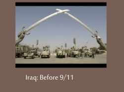 Iraq Iraq: Before 9/11