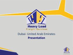 Dubai- United Arab Emirates Presentation